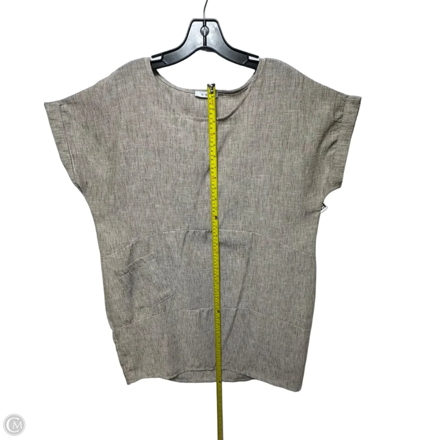Tunic Short Sleeve By 3 Stars In Brown, Size: Osfm