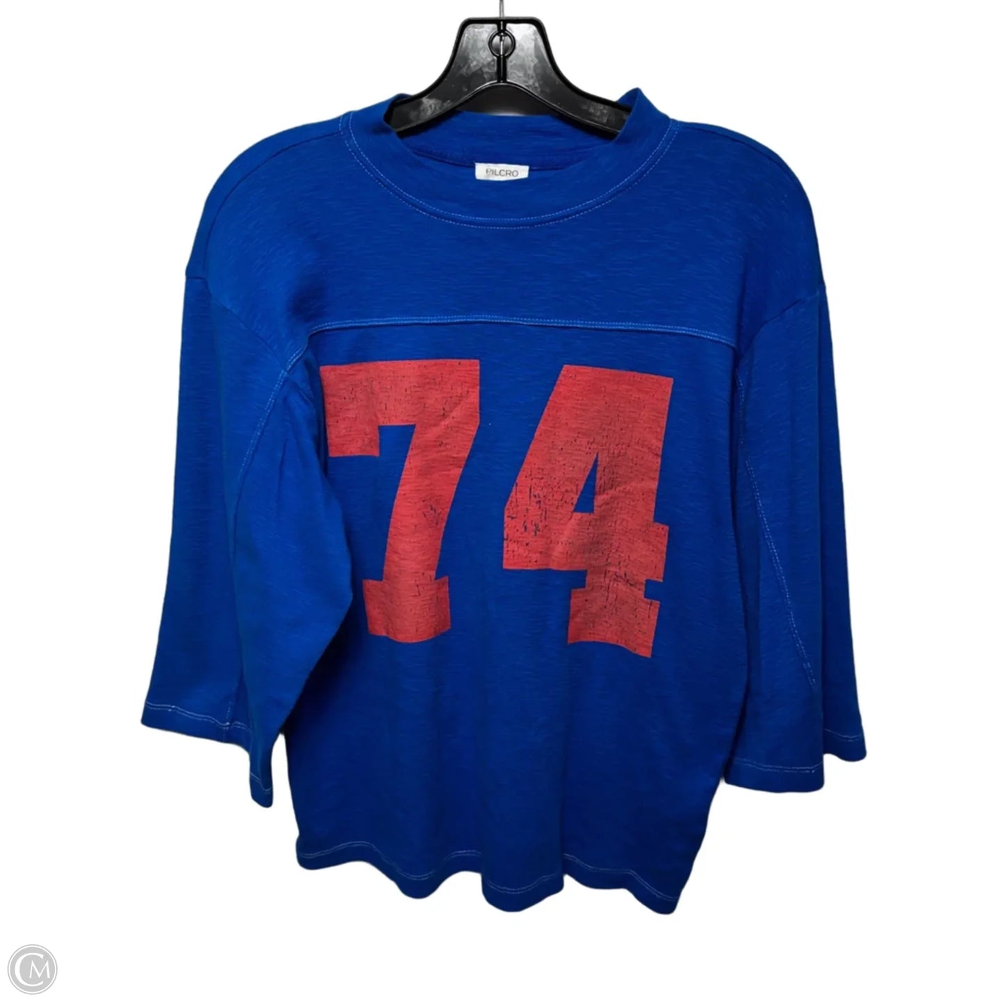 “74” Top 3/4 Sleeve By Pilcro In Blue, Size: Xs
