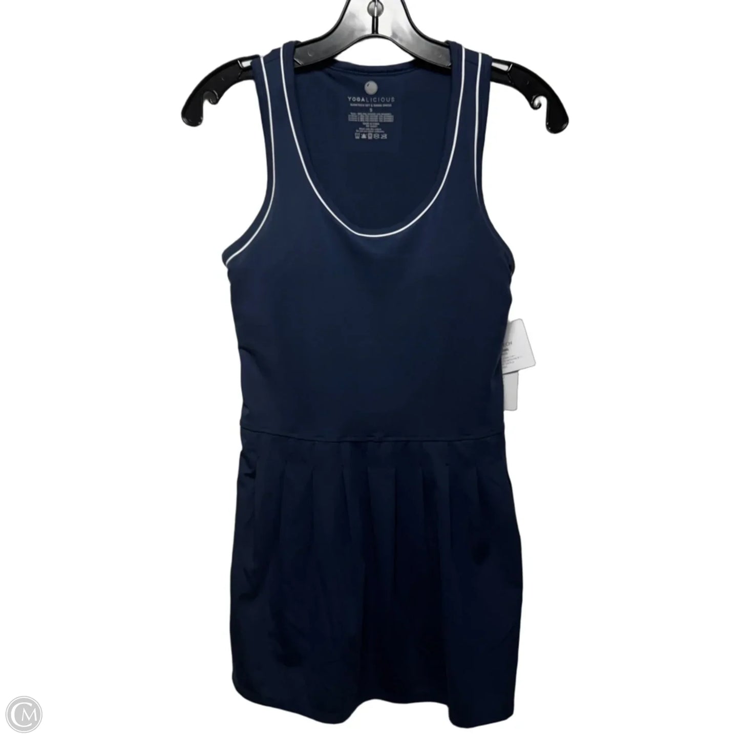 Set & Swing Tennis Athletic Dress By Yogalicious In Blue, Size: S