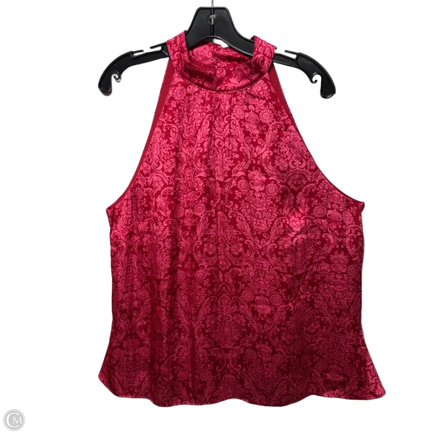 Top Sleeveless By Talbots In Pink & Red, Size: 16