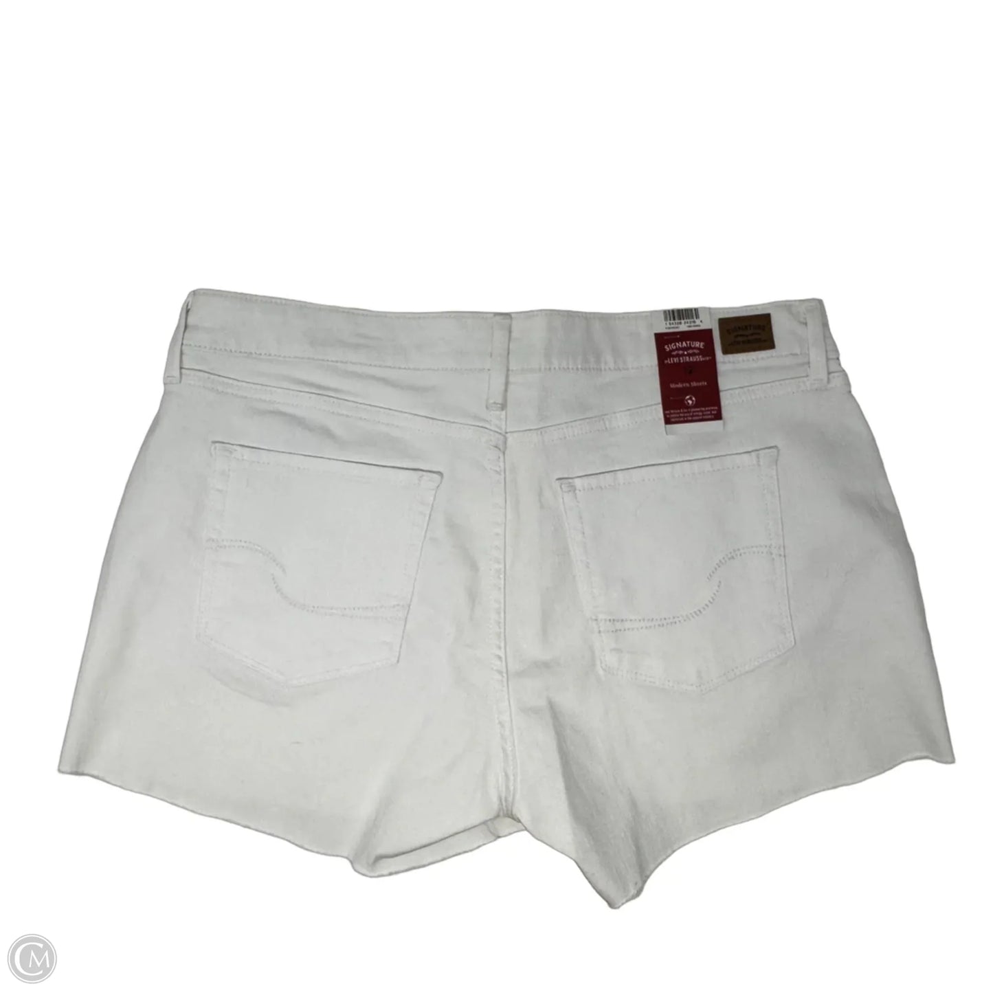 Signature Modern Shorts By Levis In White, Size: 12/31