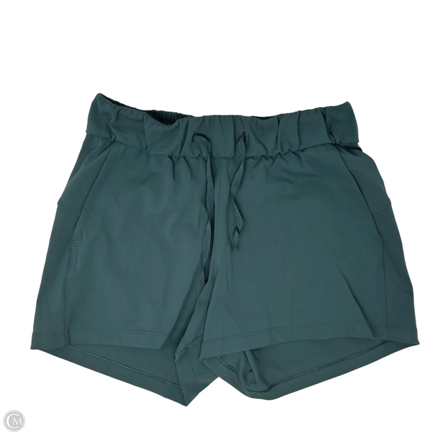 Athletic Shorts By Lululemon In Green, Size: 4