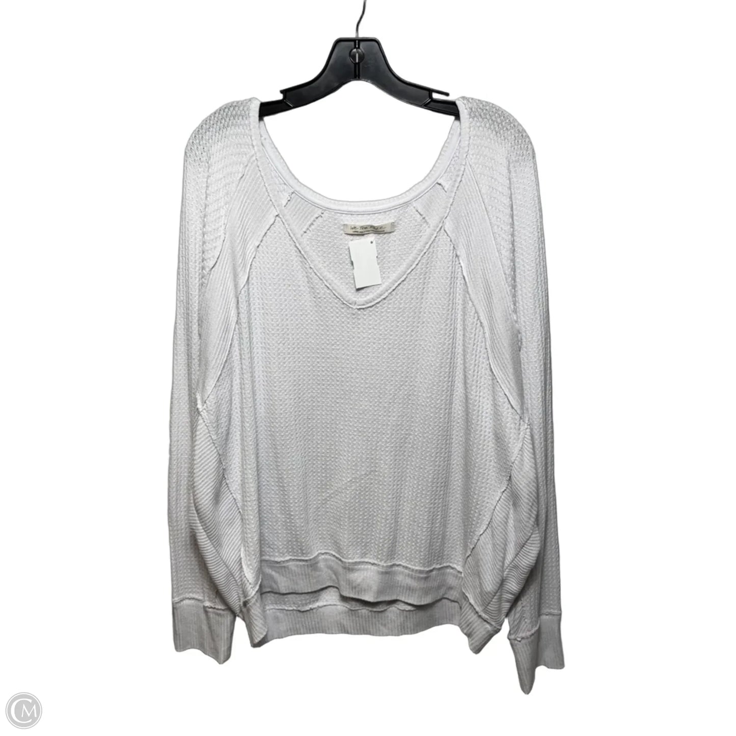 Top Long Sleeve By We The Free In White, Size: L