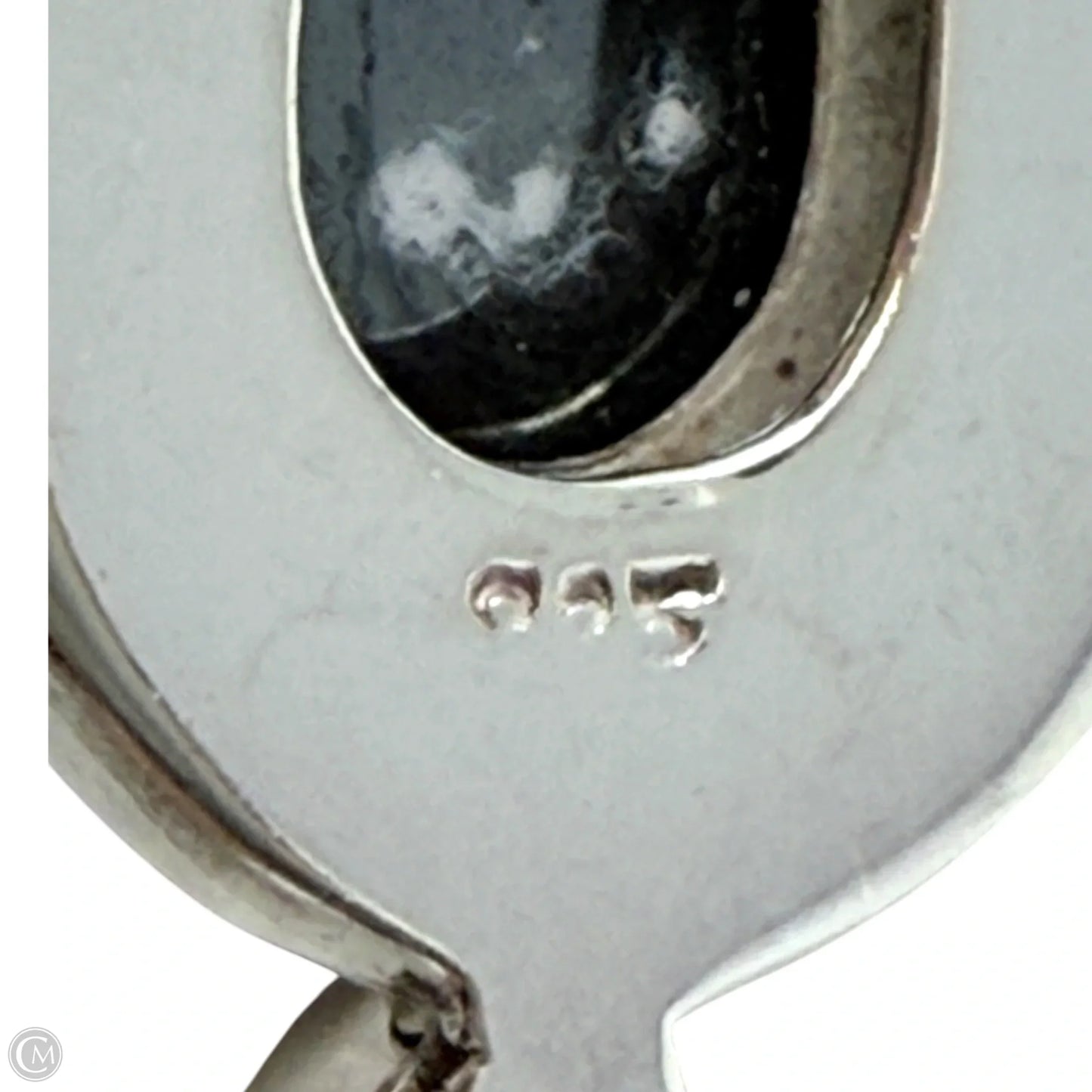 Sterling Silver & Hematite Pendant
