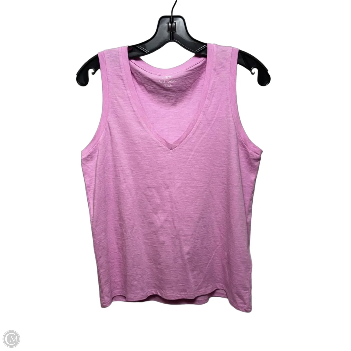 Slub Cotton Tank Top By J. Crew In Pink, Size: S
