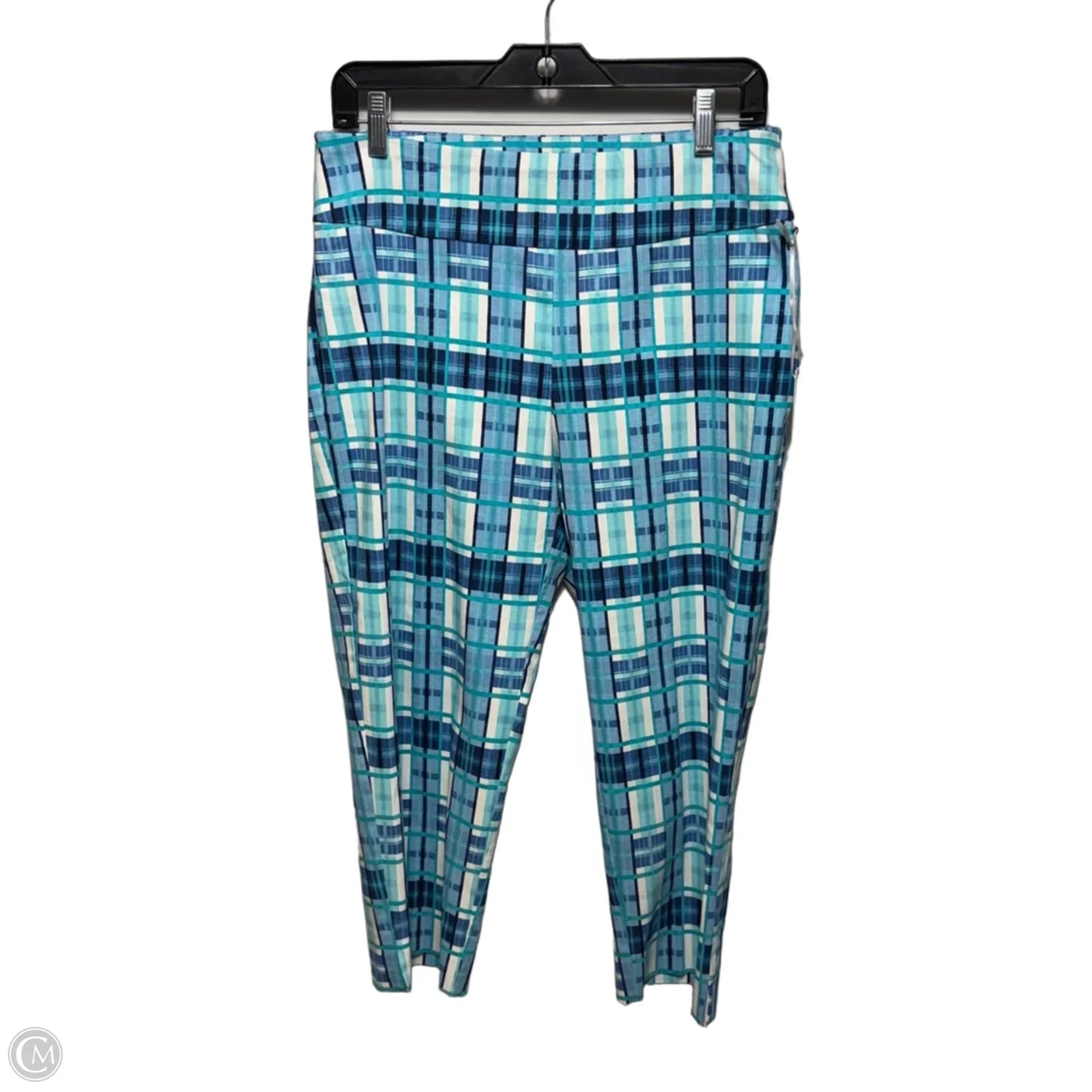 Pants Cropped By Zac And Rachel In Checkered Pattern, Size: 10