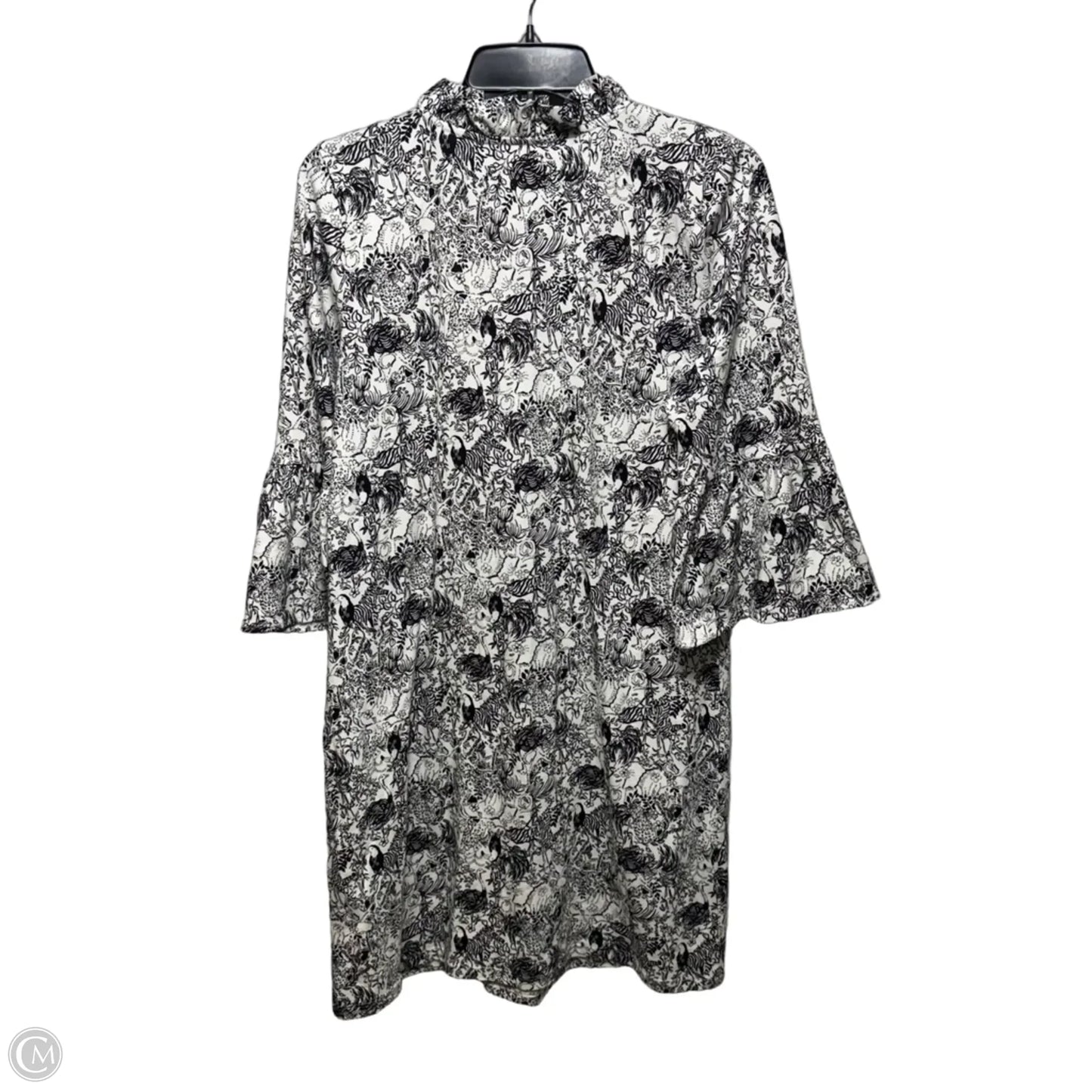 Dress Designer By Lilly Pulitzer In Black & White, Size: M