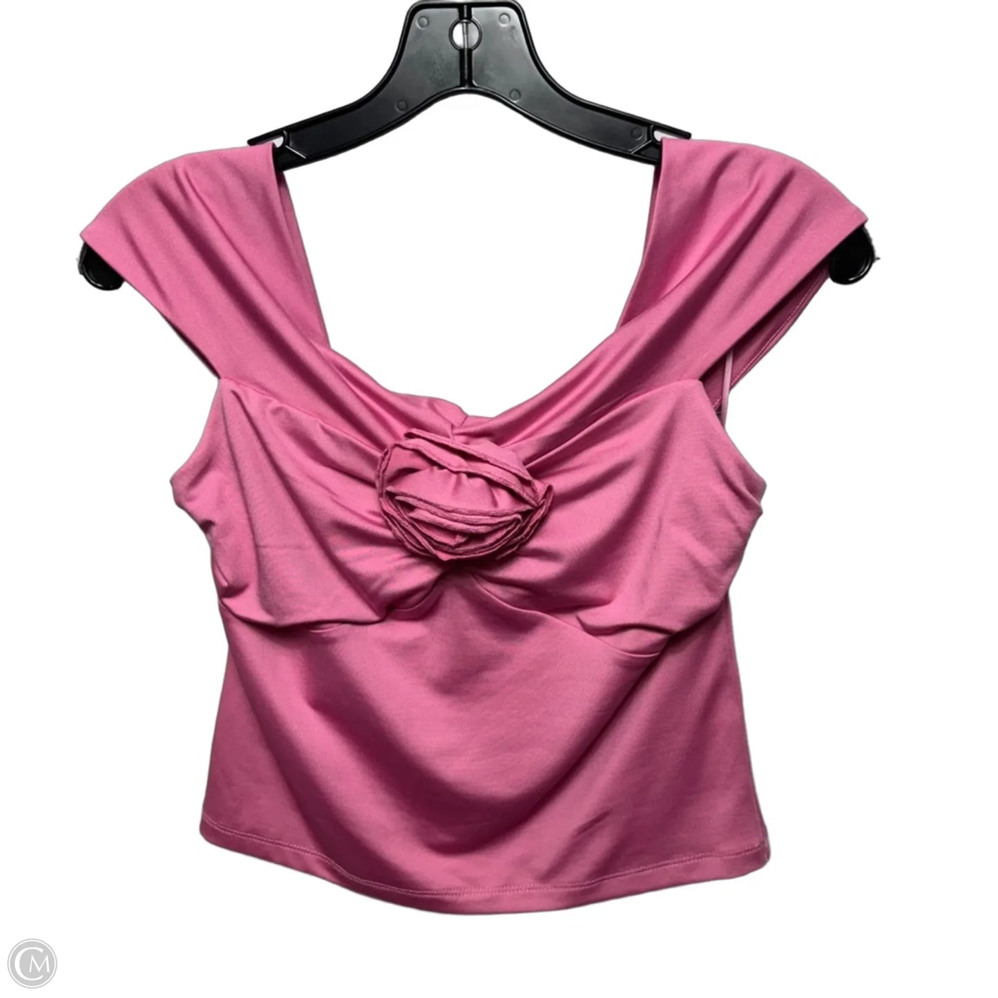 Top Sleeveless By GB In Pink, Size: M