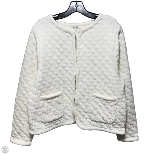 Quilted Jacket By J. Crew In Cream, Size: L