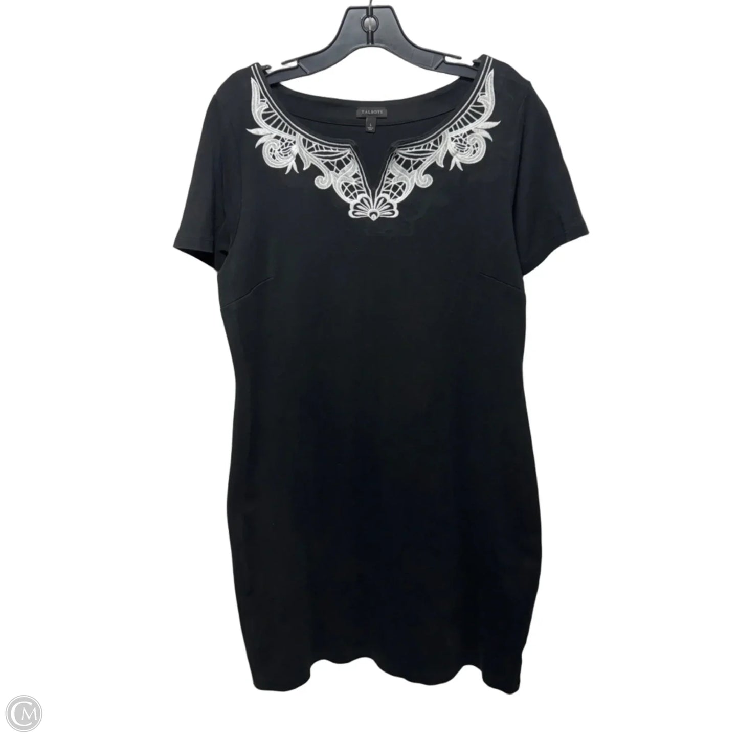 Dress Casual Short By Talbots In Black, Size: L