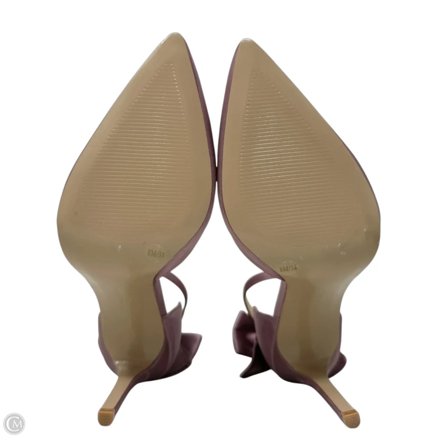 JP Polla Stiletto Satin Bow Pumps  By Jessica Simpson In Pink, Size: 8