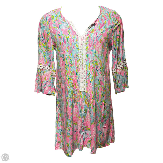Hollie Tunic Dress Designer By Lilly Pulitzer In Multi Unicorn of the Sea, Size: L
