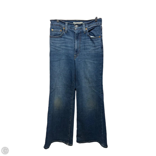Jeans Ribcage Bell By Levis In Blue Denim, Size: 4/27