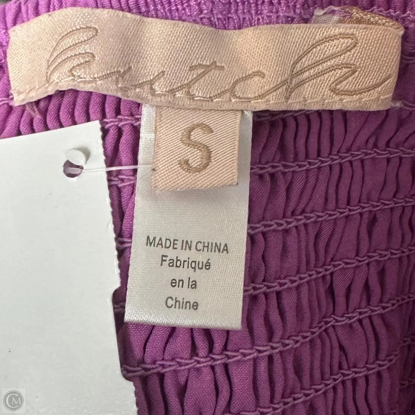 Wide Leg Jumpsuit By Hutch In Purple, Size: S