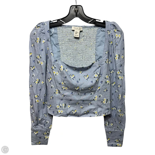 Top Long Sleeve By Rachel Zoe In Floral Print, Size: Xs