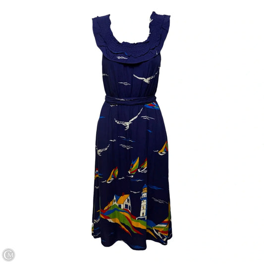 Colloquial Boat Lighthouse Midi Dress By 48 of 52 Conversations X Anthropologie In Multi-colored, Size: 2