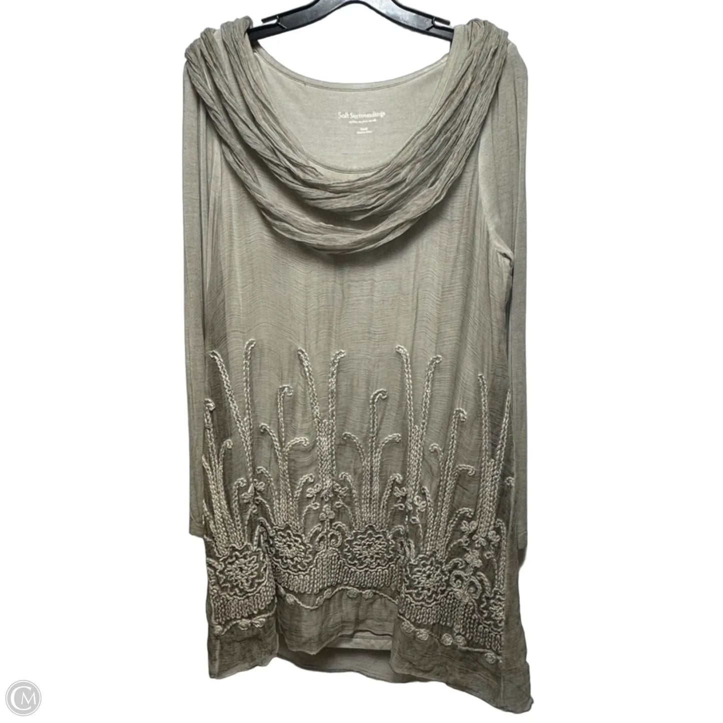 Dress Casual Short By Soft Surroundings In Taupe, Size: S