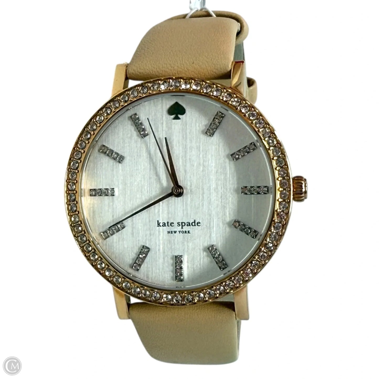 Metro Grand Watch With Vachetta Leather Band Designer By Kate Spade