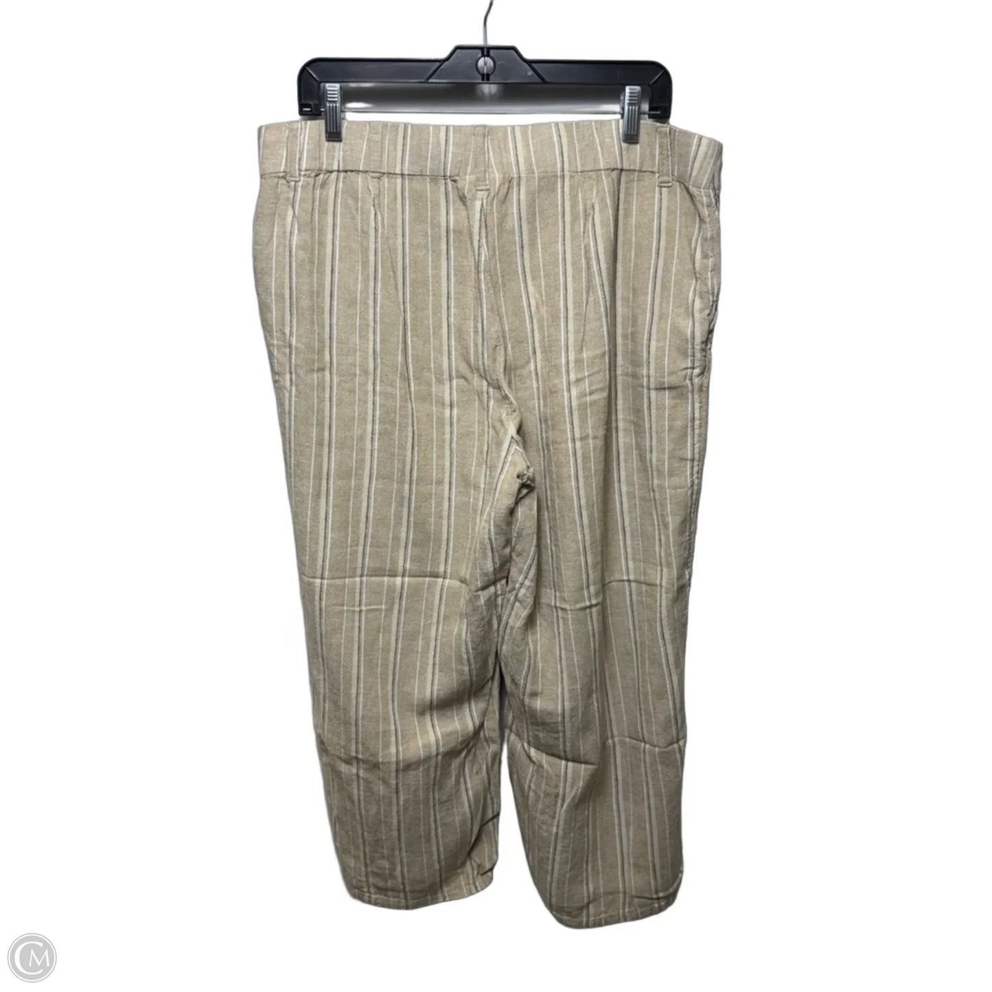 Pants Linen By J. Jill In Striped Pattern, Size: L