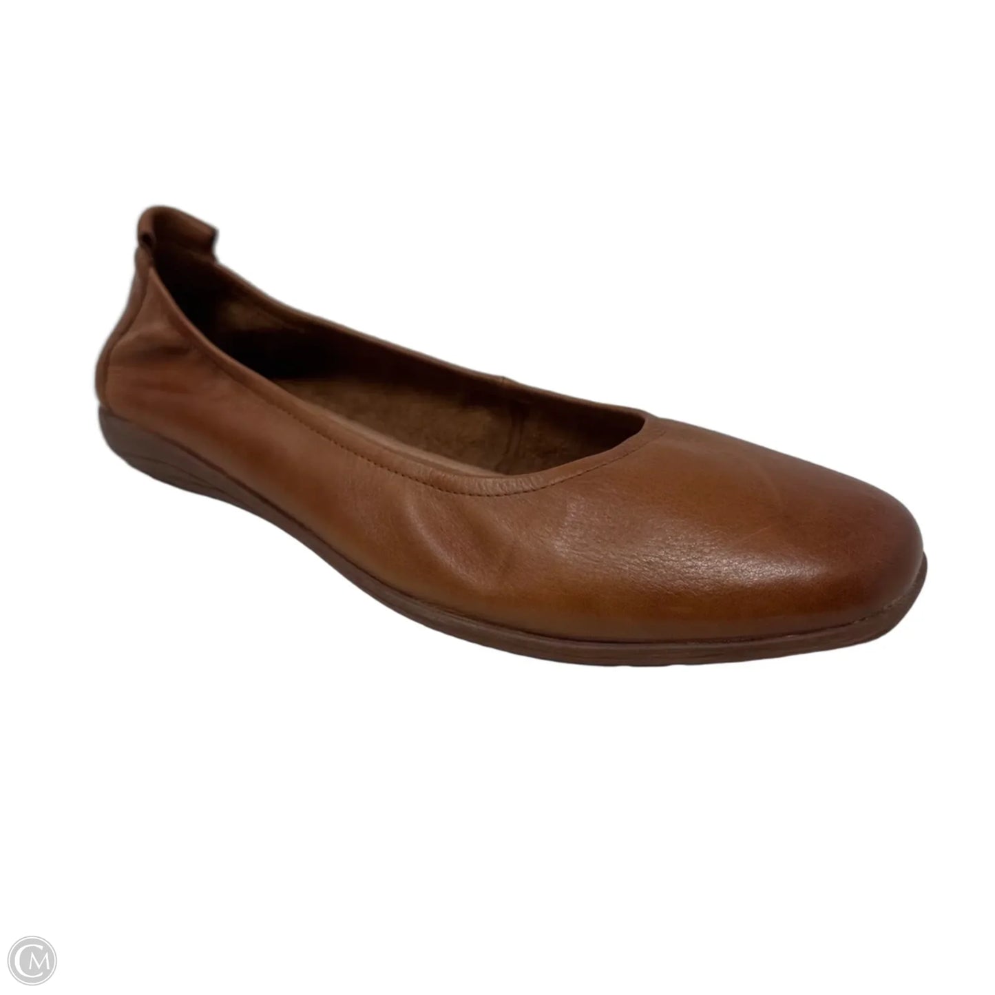 Fenja 01 Leather Ballet Flats By Josef Seibel In Brown, Size: 11.5