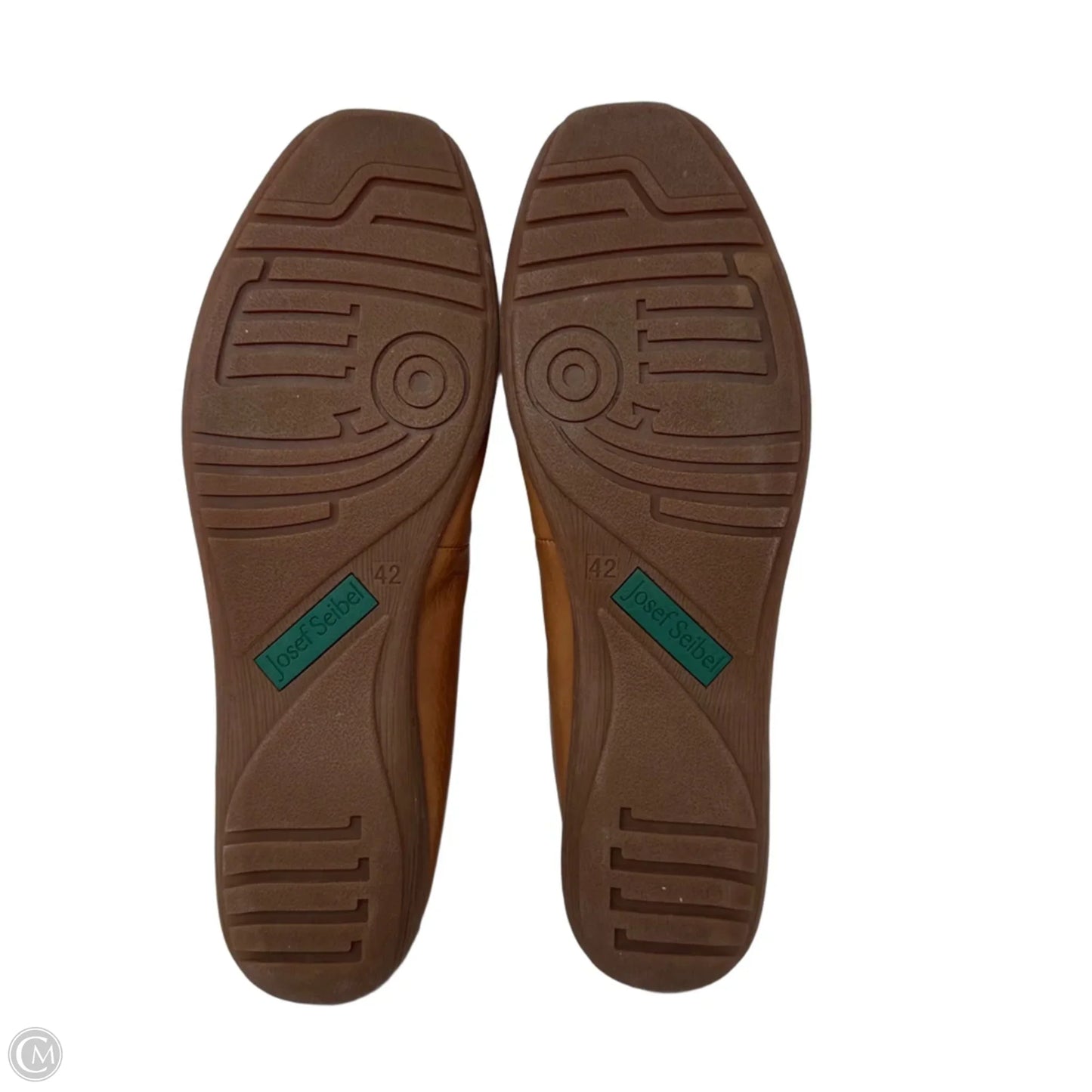 Fenja 01 Leather Ballet Flats By Josef Seibel In Brown, Size: 11.5