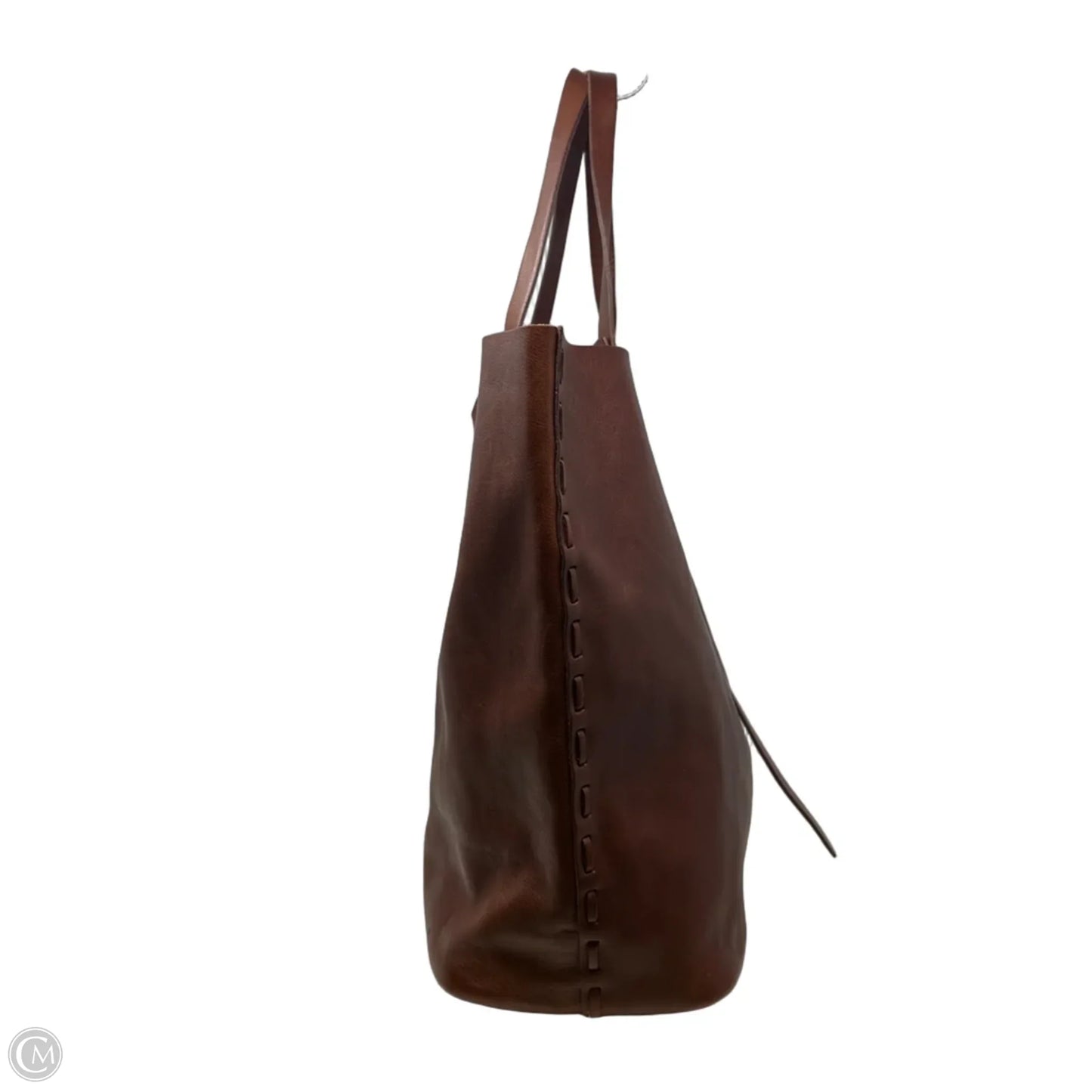 Marin Leather Tote By Madewell, Size: Large