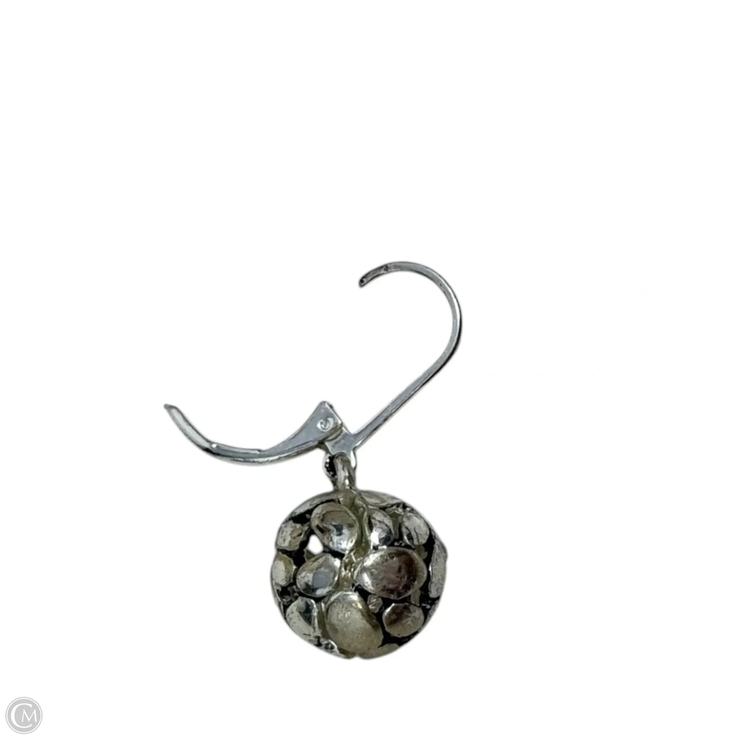 Sterling Silver Bubble Dot Drop Earrings