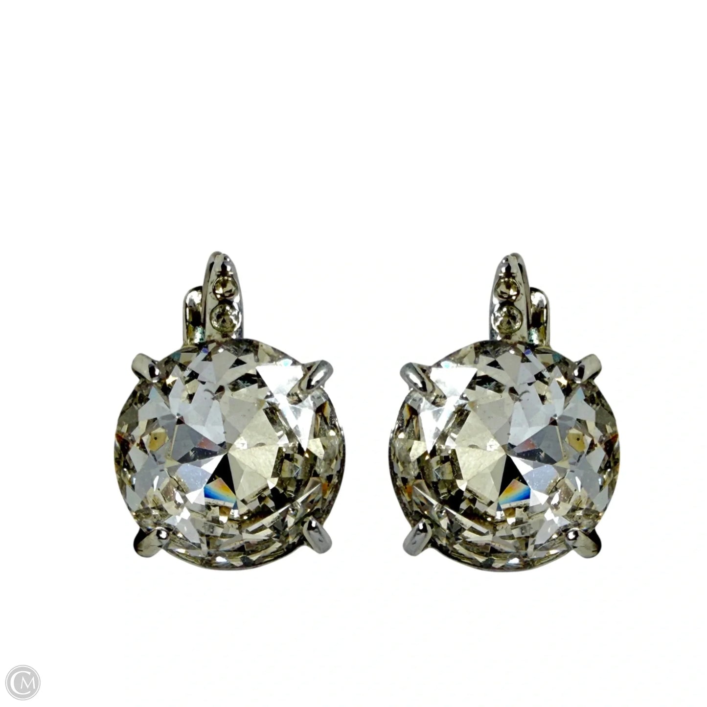 CZ Leverback Drop Earrings By Fossil
