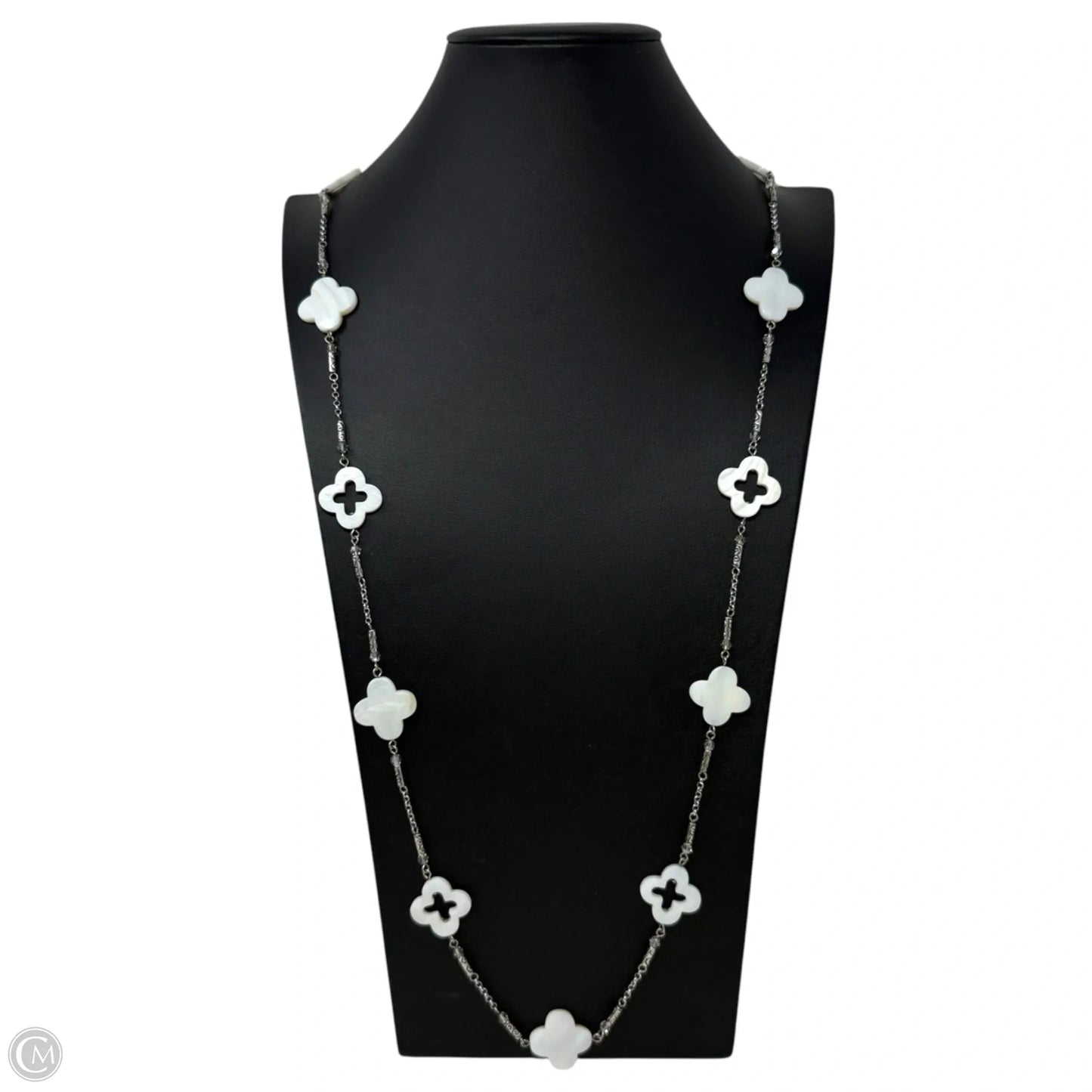Mother of Pearl Clover Station Necklace By Brighton