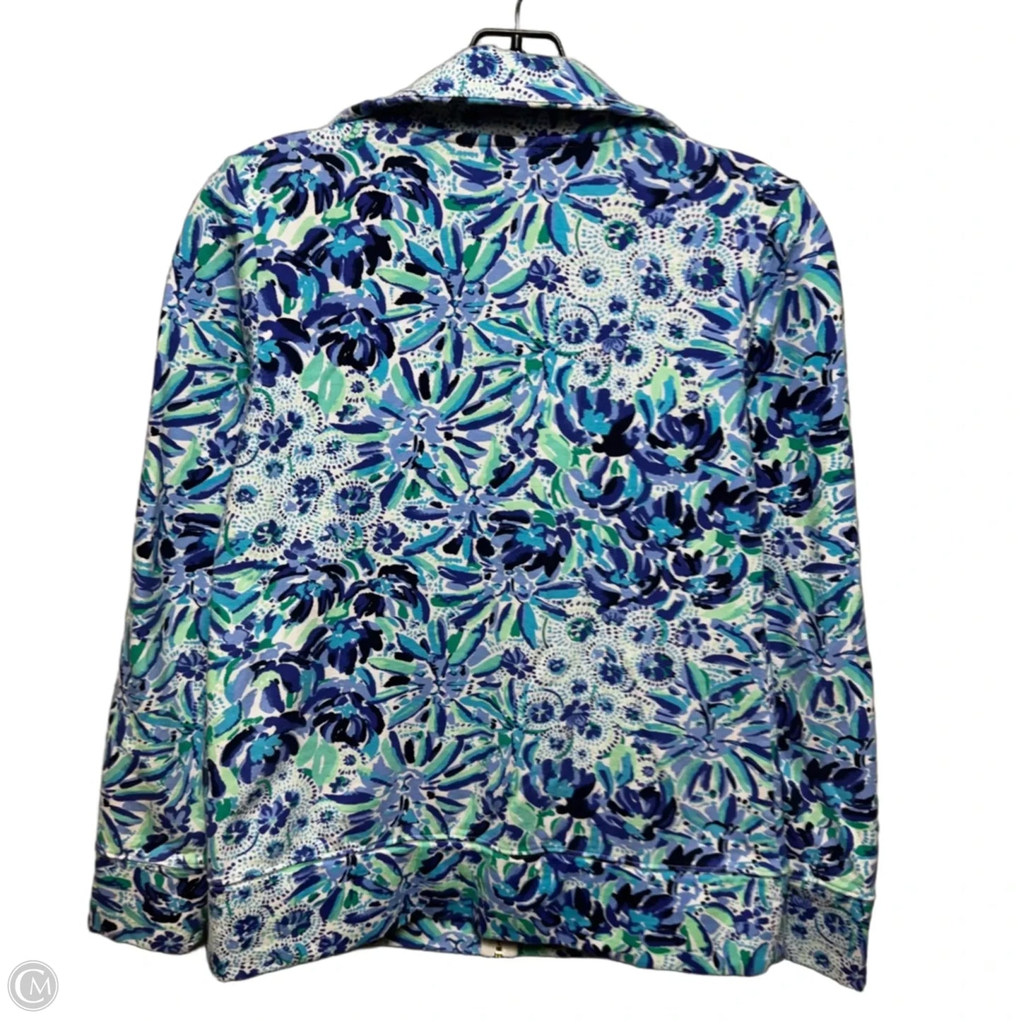 Leona Jacket Designer By Lilly Pulitzer In Blue & Green, Size: XS