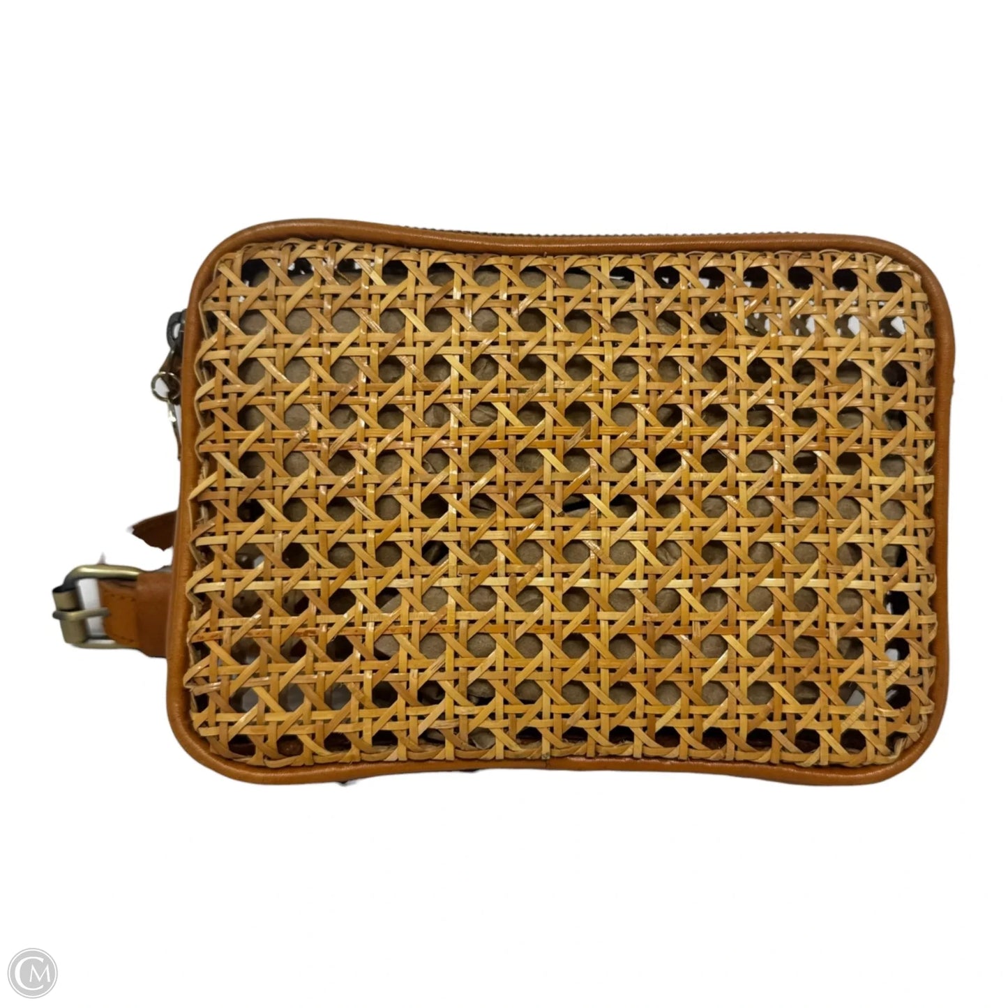 Wicker Sling Bag By Inlakesh, Size: Large