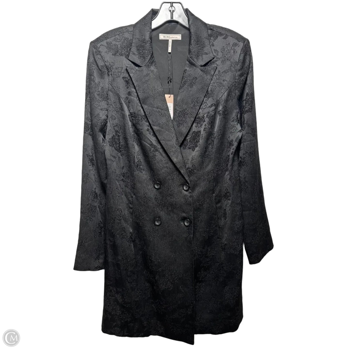 Jacquard Blazer Dress By Bcbgeneration In Black, Size: M
