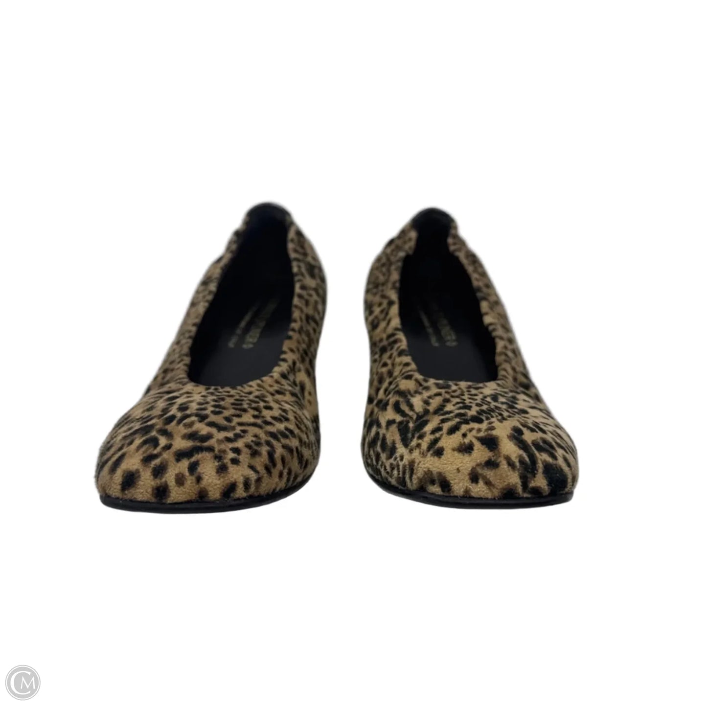 Arlie Ballet Flats Suede By Donald Pliner In Animal Print, Size: 9
