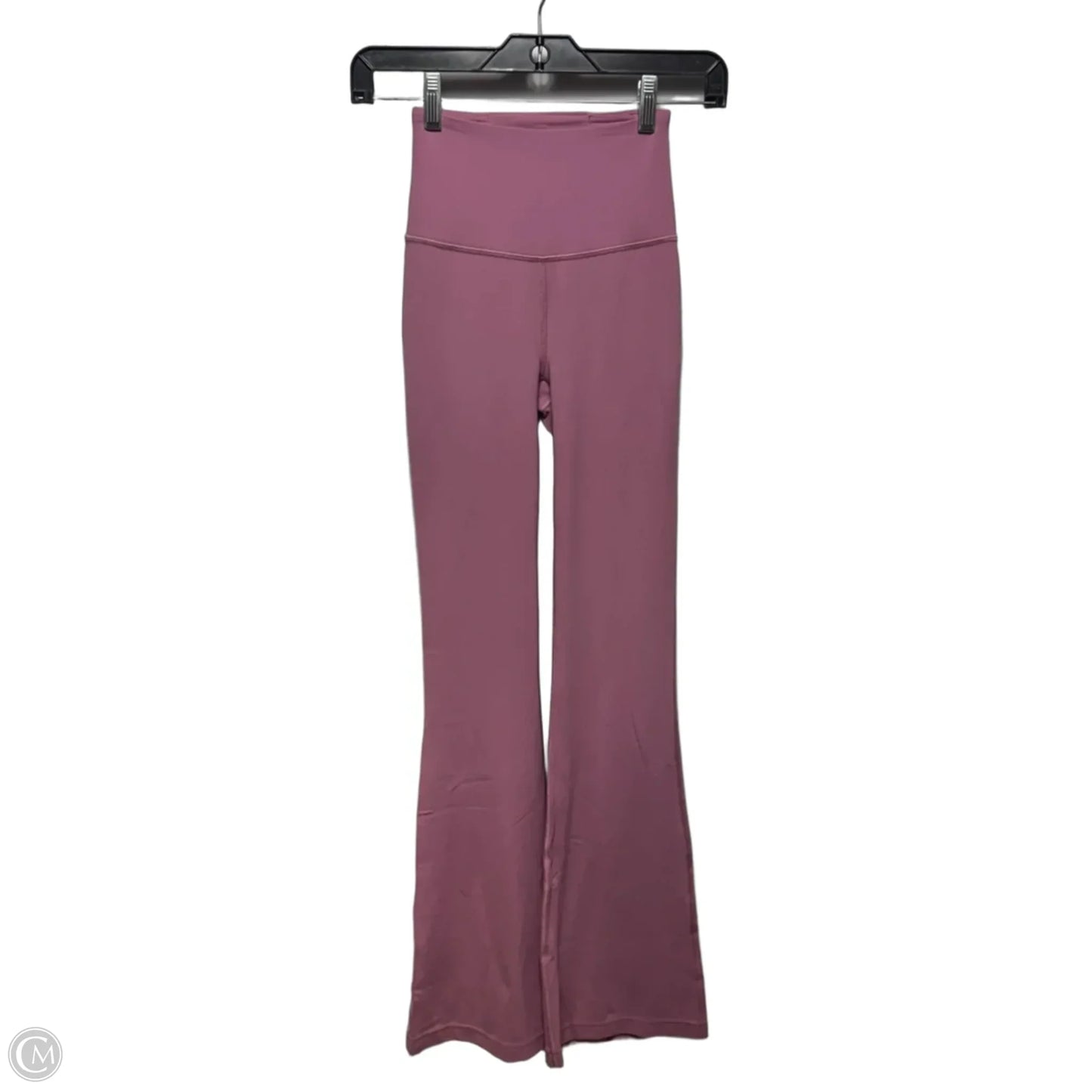 Flared Athletic Leggings By Lululemon In Pink, Size: 0