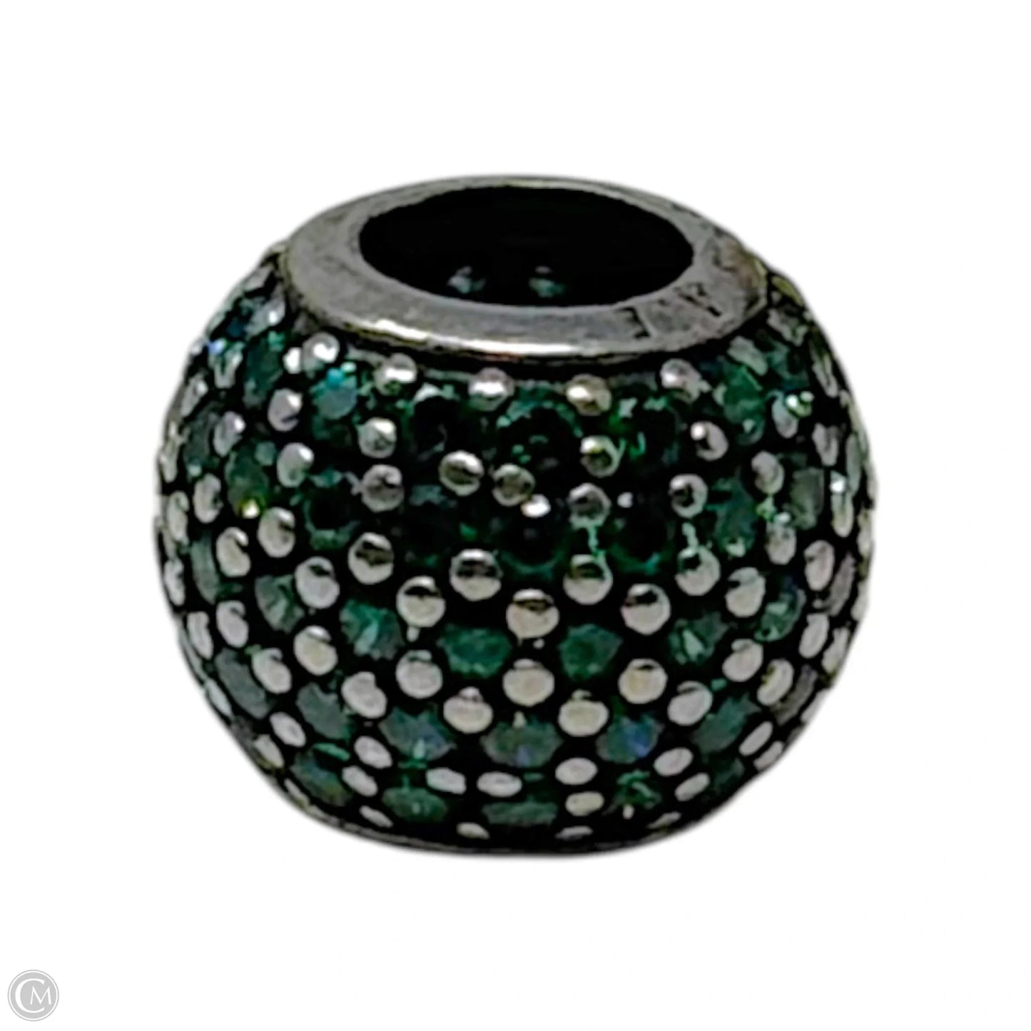 Green Pavé Lights Sterling Bracelet Charm By Pandora