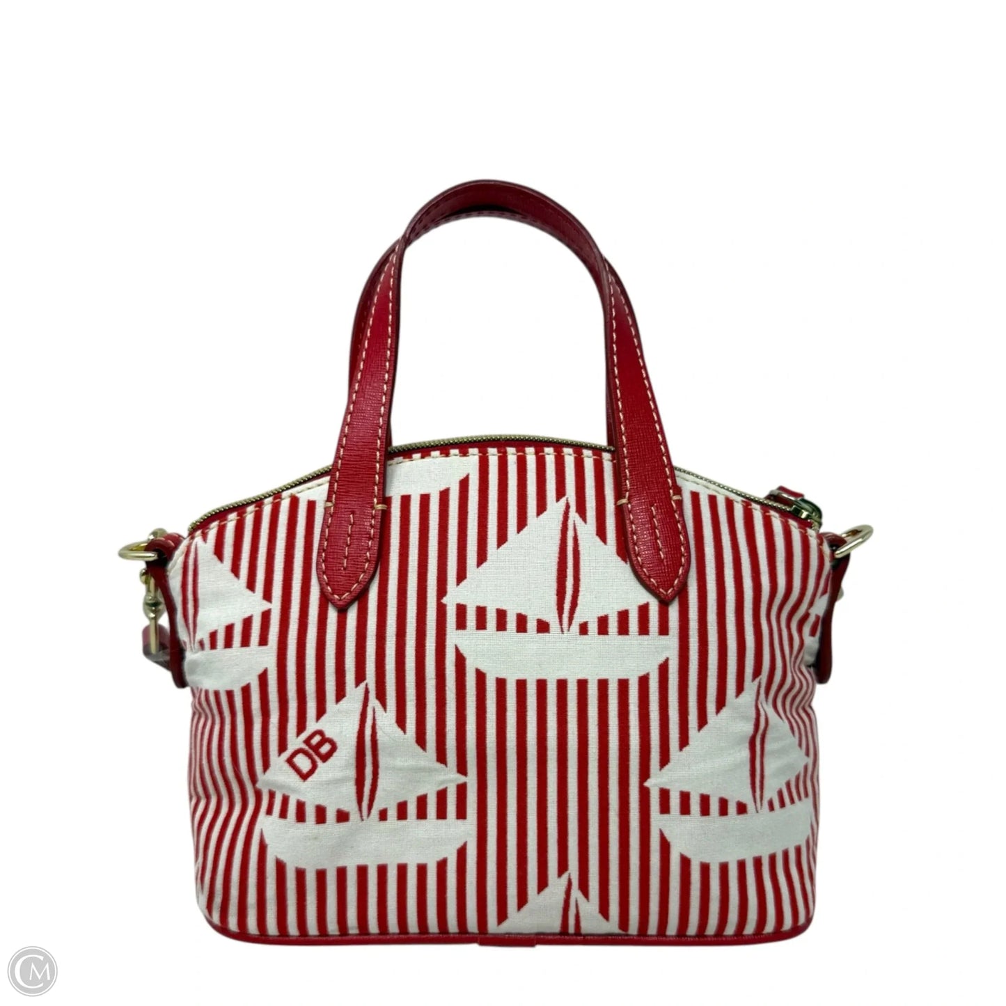 Ruby Bag In Sailboat Print Designer By Dooney And Bourke, Size: Small