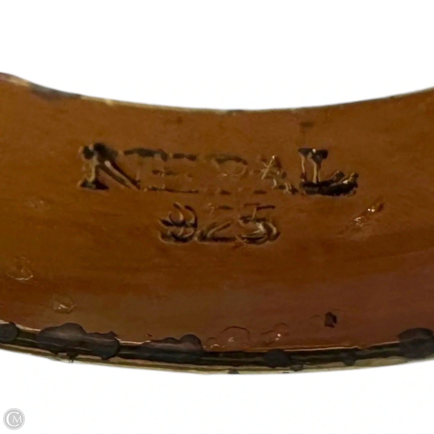 AS IS Nepalese Gold Over Sterling Ring 7.5