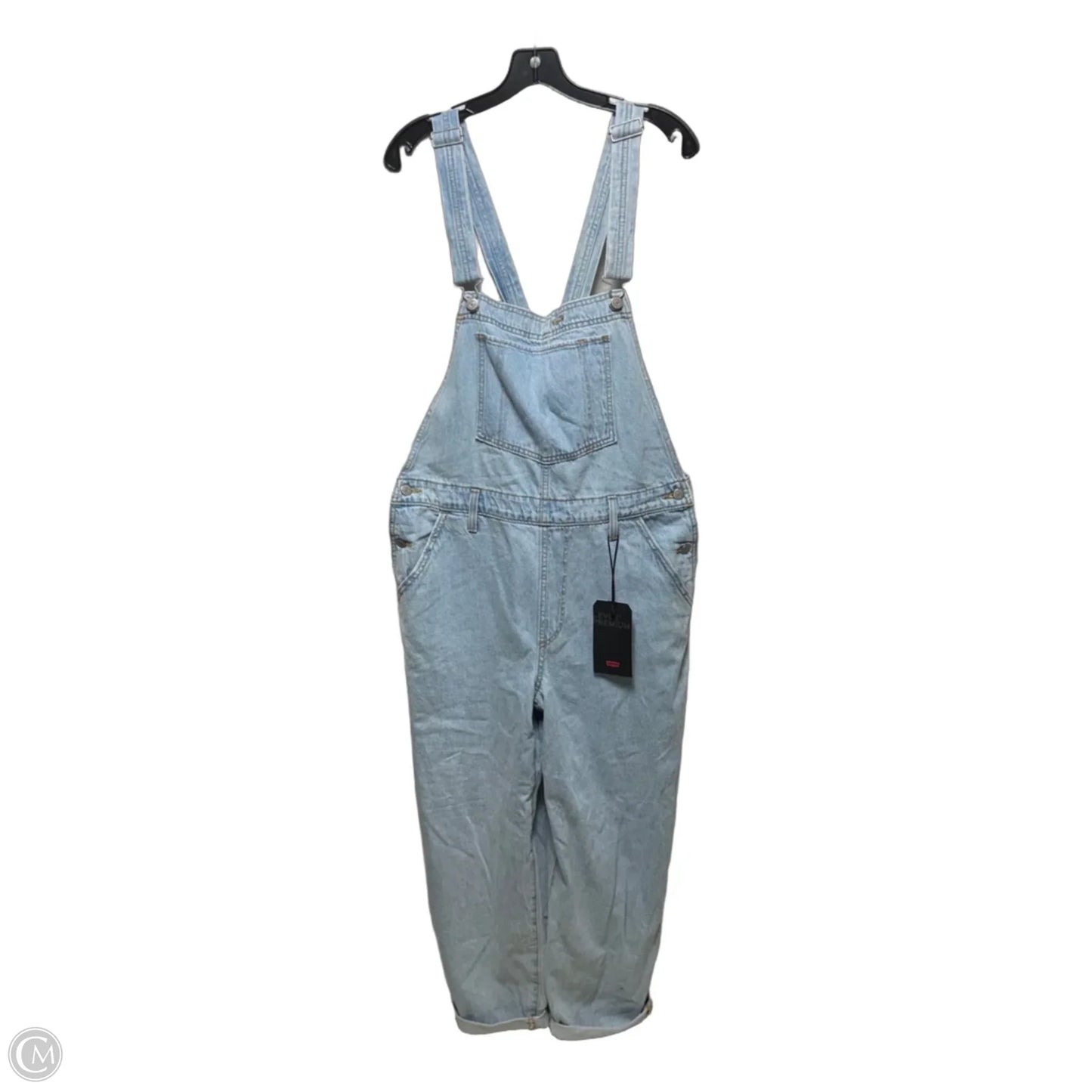 Tencel Overalls By Levis In Blue Denim, Size: L