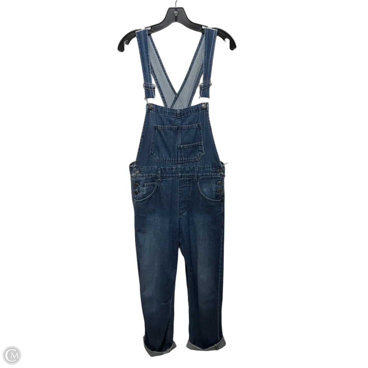 Overalls By Free People In Blue Denim, Size: Xs