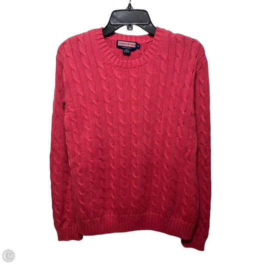 Cotton Sweater By Vineyard Vines By Shep and Ian In Coral, Size: M