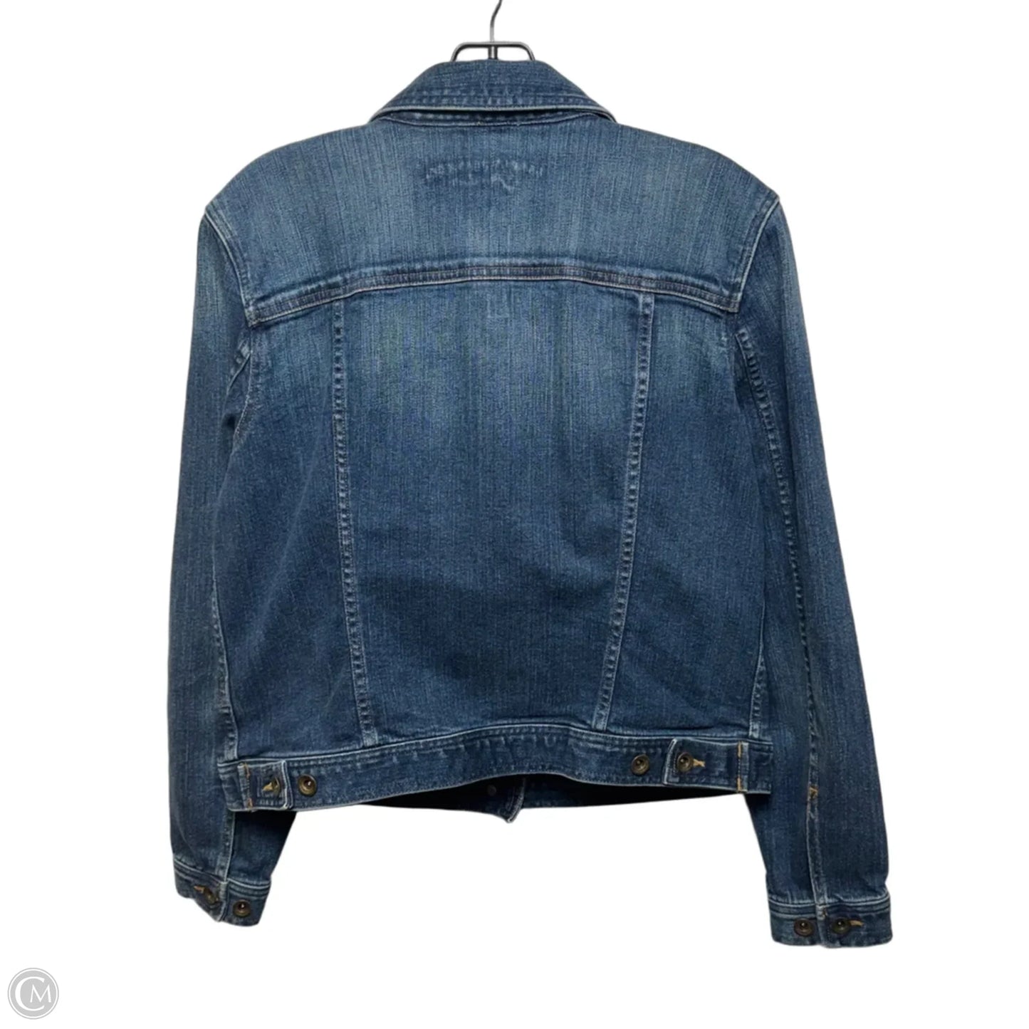 Jacket Denim By Lauren Jeans Co In Blue Denim, Size: L