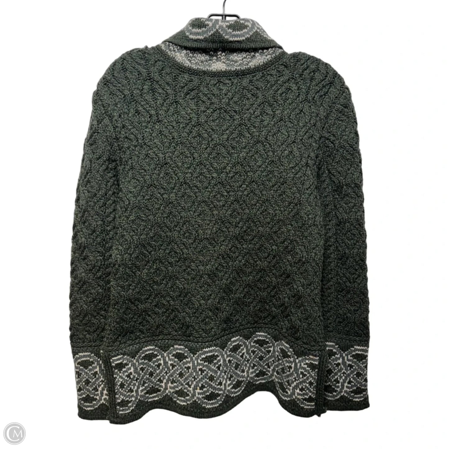 Merino Wool Sweater By Arancrafts In Green, Size: M