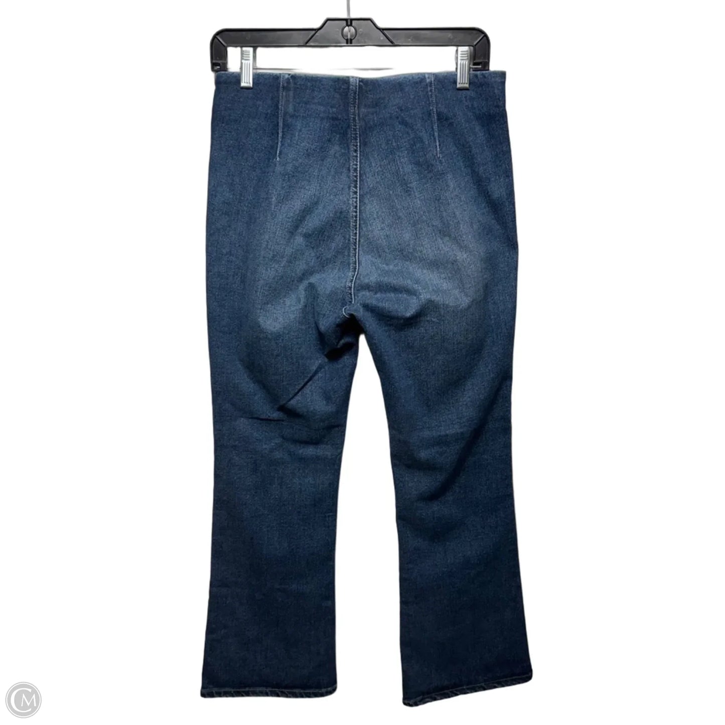 Farrah Boot Crop Jeans By Adriano Goldschmied In Blue Denim, Size: M