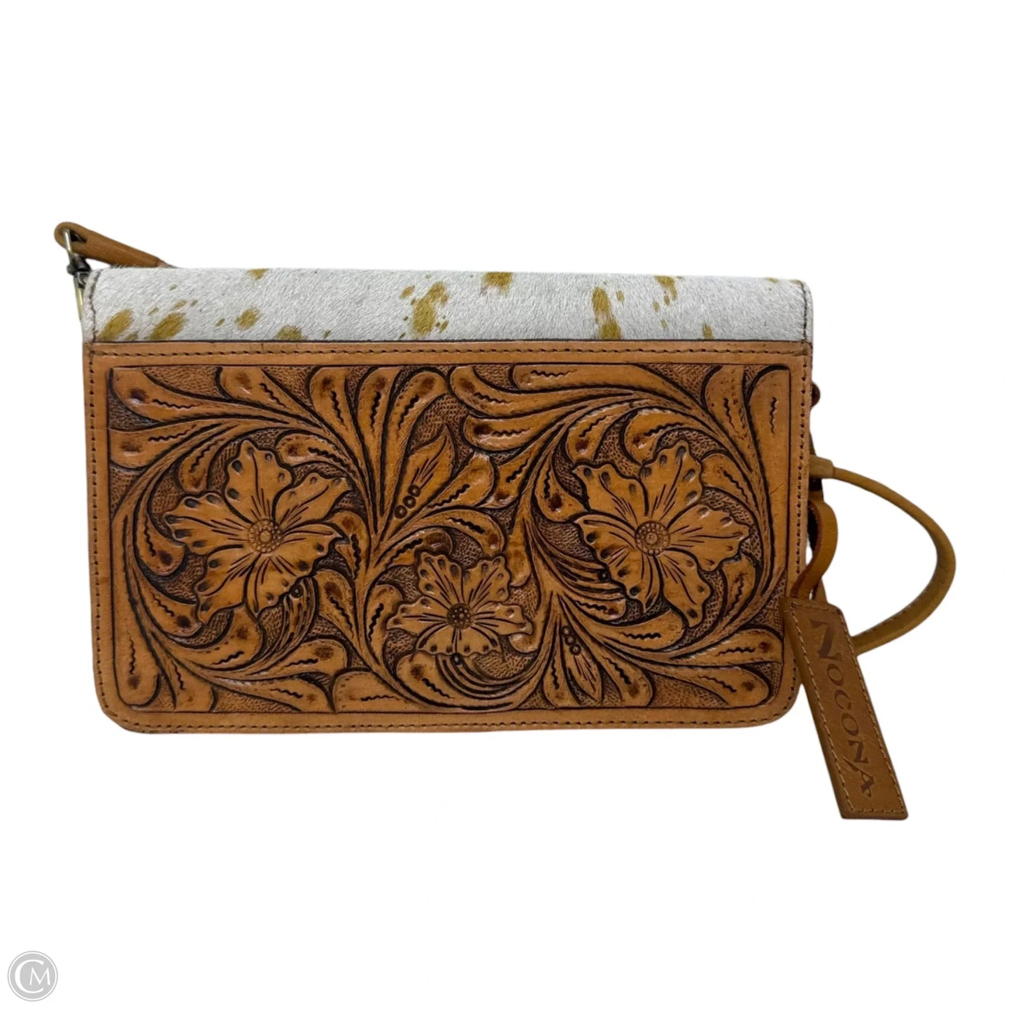 Crossbody Leather By Nocona, Size: Small