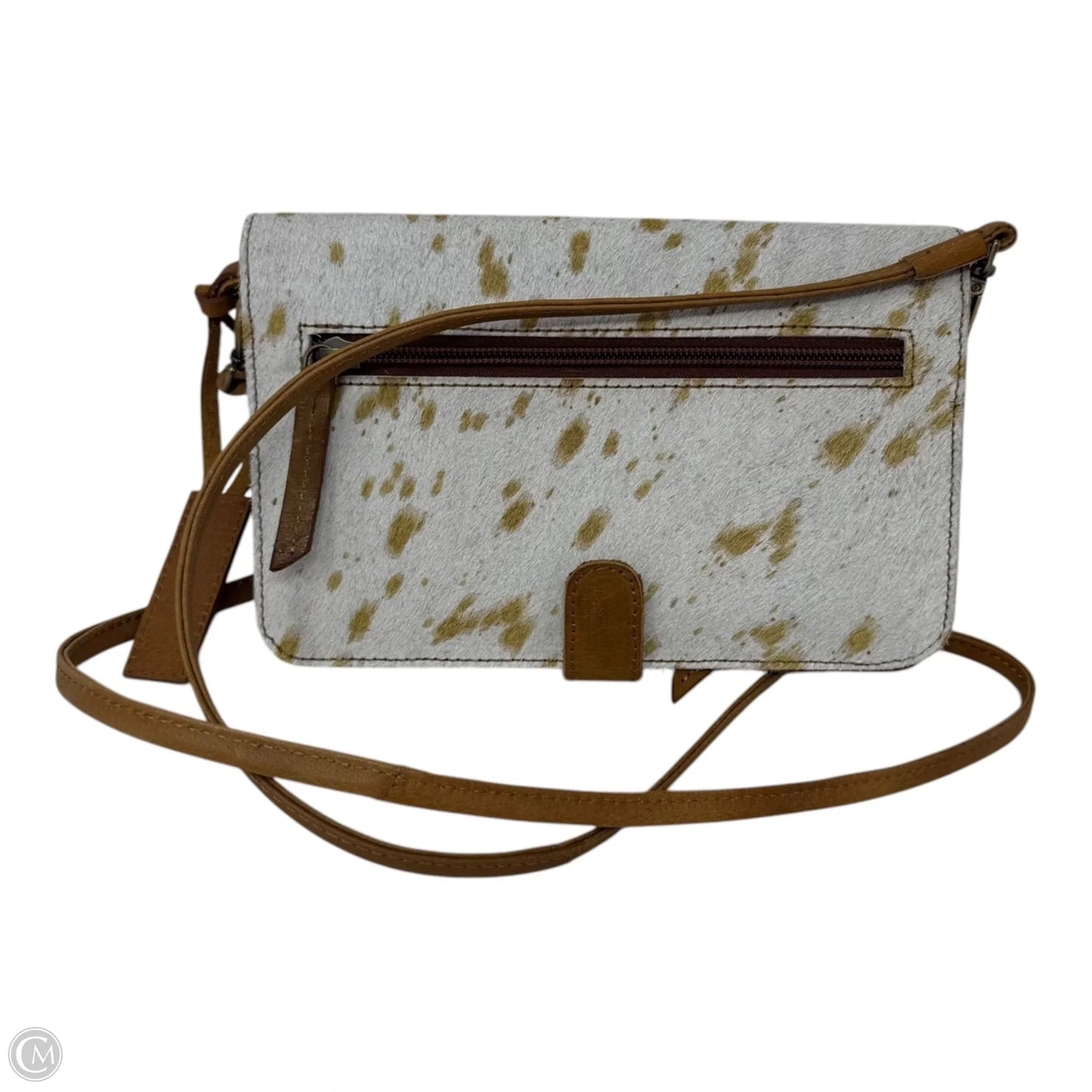 Crossbody Leather By Nocona, Size: Small