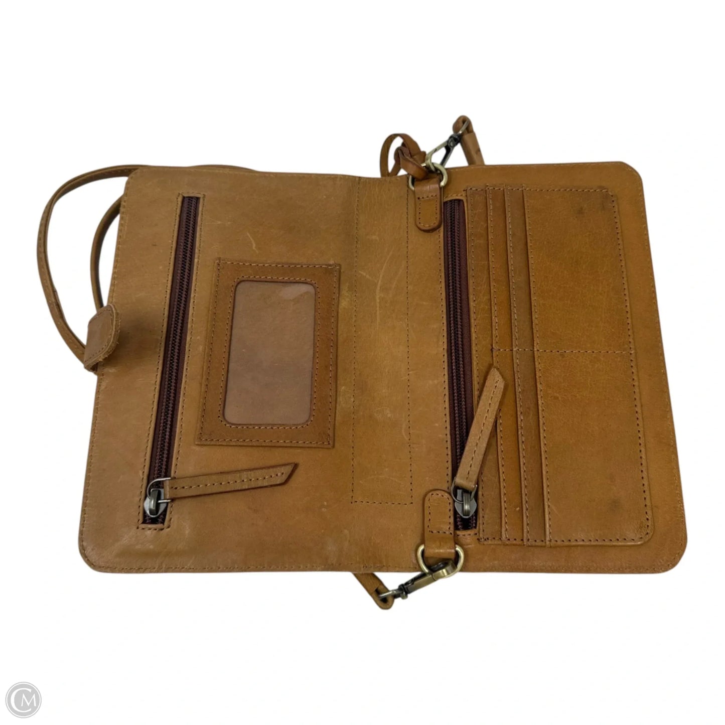 Crossbody Leather By Nocona, Size: Small