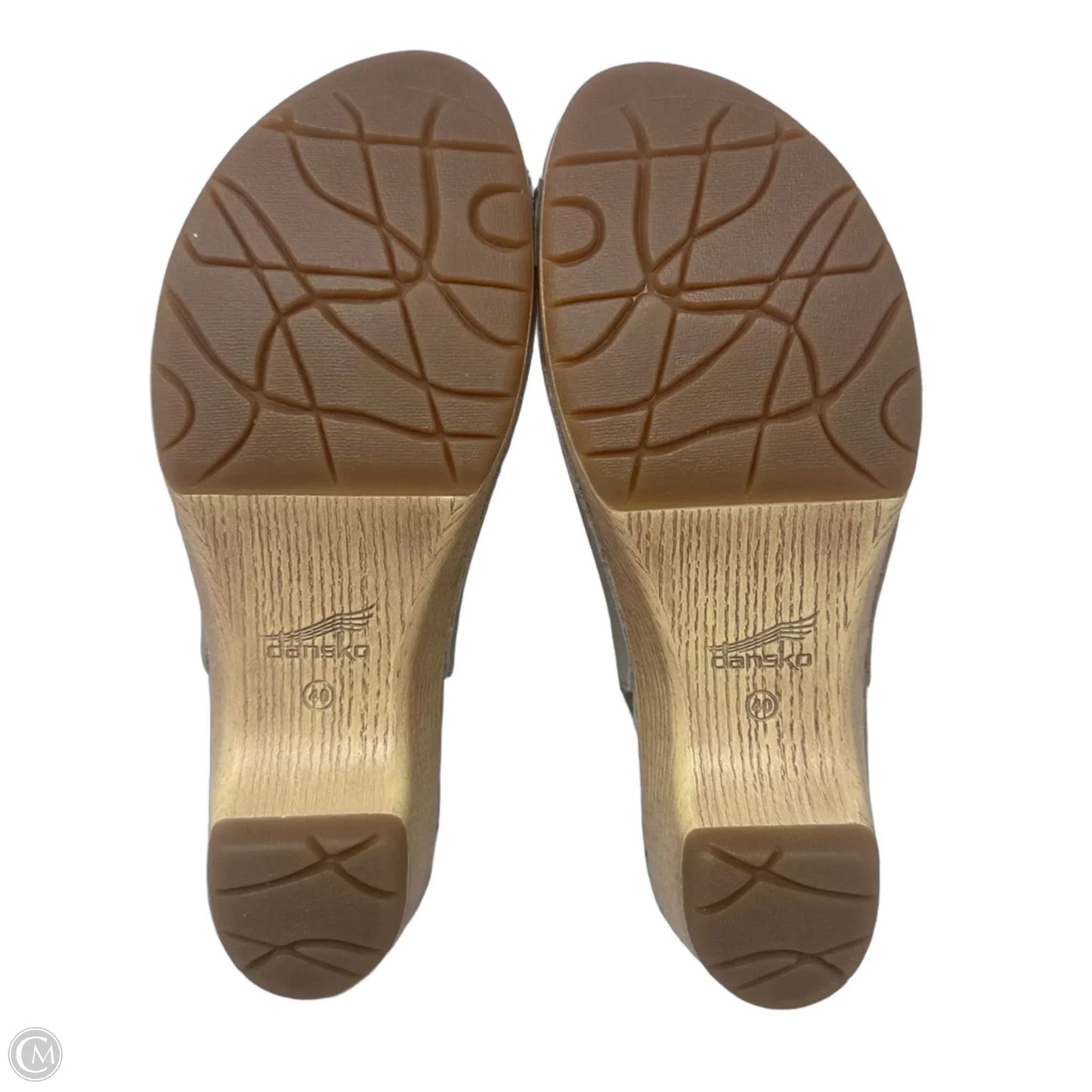 Shoes Heels Platform By Dansko In Taupe, Size: 9.5