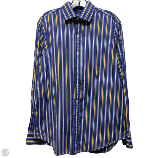 Top Long Sleeve By Polo Ralph Lauren In Striped Pattern, Size: 16