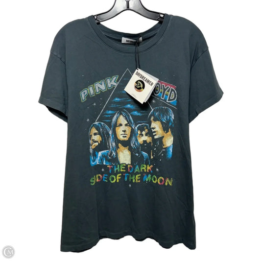 Pink Floyd Top Short Sleeve By Daydreamer In Grey, Size: Xl