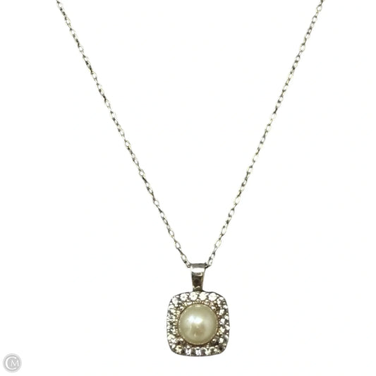 Sterling Silver & Pearl Pendant Necklace